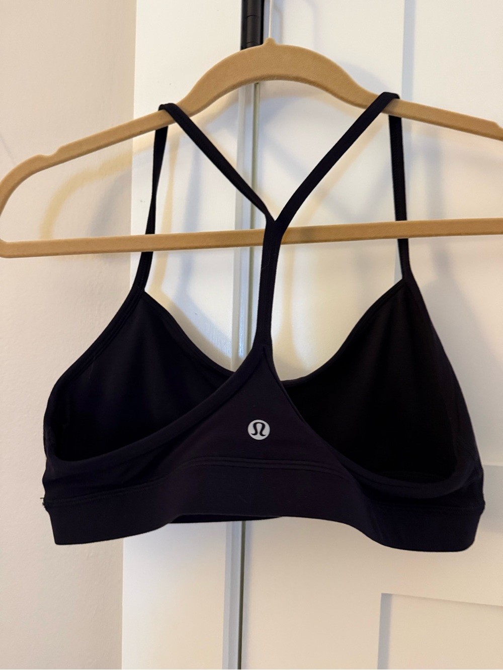 Lululemon Flow Y Nulu Sports Bra Nightmoth Black 10